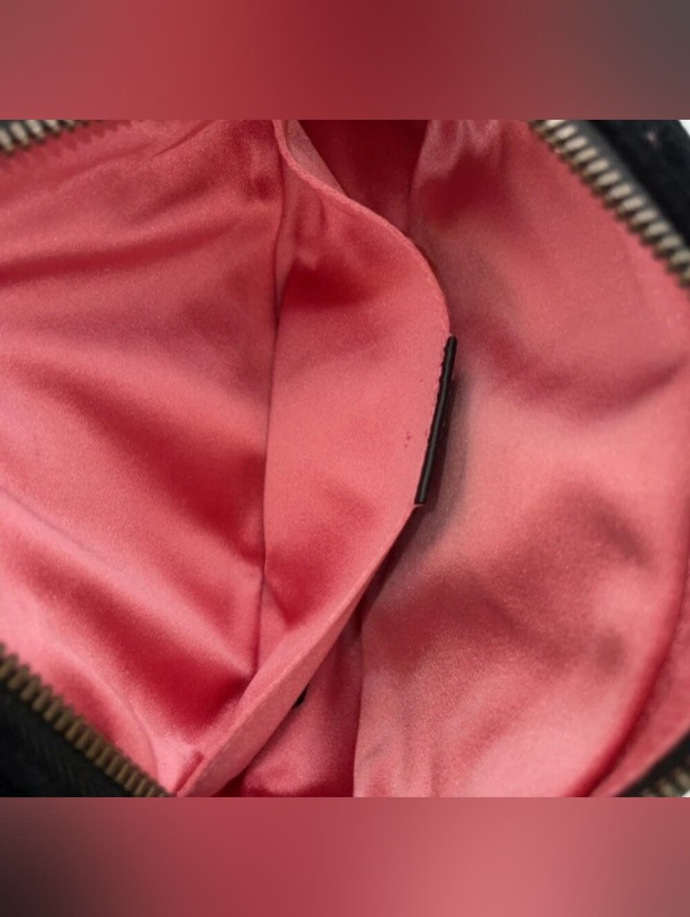 SALE! Gucci Black Velvet GG Marmont Body Waist Bag W/DB - Picture 7 of 16